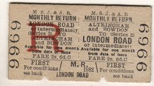 Railway ticket msj for sale  MIDHURST