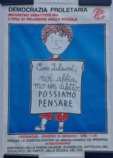Manifesto poster propaganda usato  Albano Laziale