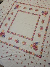 Vtg floral cotton for sale  Cuyahoga Falls