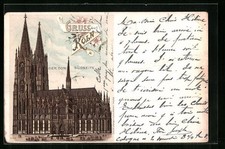 Litografia Kolonia, Der Dom Südside 1899  na sprzedaż  Wysyłka do Poland