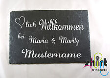 Schiefertafel herzlich willkom gebraucht kaufen  Schauenburg