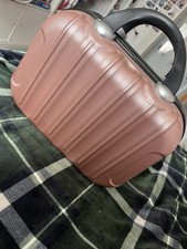 Rosafarbener kleiner koffer gebraucht kaufen  Langen