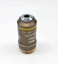 Objetiva plano de microscópio Nikon 10X comprar usado  Enviando para Brazil