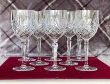 Antigo Conjunto de 8 Cálices de Água/Vinho Cristal D' Arques Cristal PROVENCE 7,75” H França comprar usado  Enviando para Brazil