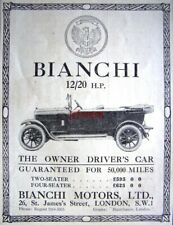 Rare bianchi seater for sale  SIDCUP