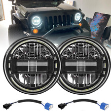Faróis de LED redondos de 7 pol. para Jeep Wrangler JK TJ faróis de feixe Hi/Lo , usado comprar usado  Enviando para Brazil