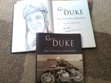 Geoff duke signed for sale  LEOMINSTER