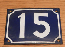 Ancien plaque emaillée d'occasion  Saint-Louis