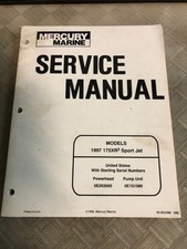 1997 Mercury Marine Models 175XR2 Sport Jet Service Shop Manual 90-852396 OEM comprar usado  Enviando para Brazil