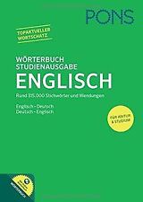 Pons wörterbuch studienausgab gebraucht kaufen  Berlin