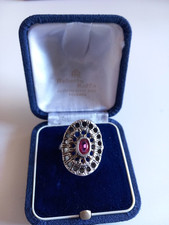 Anello con granato usato  Palermo