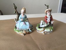 Coppia statuine capodimonte usato  Trapani