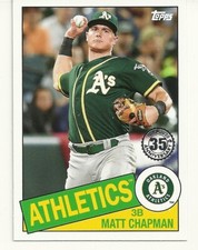  BOLA DE BEISEBOL 2020 TOPPS - MATT CHAPMAN - 1985 35º ANIVERSÁRIO - #78 - ATLETISMO, usado comprar usado  Enviando para Brazil