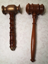 Vintage wooden gavels for sale  Spooner