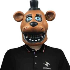 Máscara de látex fantasia Five Nights at Freddy's Masquerade Toybear cabeça festa roleplay comprar usado  Enviando para Brazil
