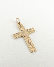 9ct gold cross for sale  COLWYN BAY