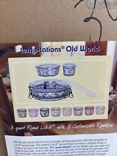 NOVO! Temptations Old World 3 Qt tampa redonda padeiro-it / 5 ramequins personalizáveis comprar usado  Enviando para Brazil