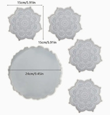 Piece mandala silicone for sale  Kent