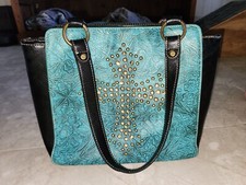 Cartera de transporte oculta Montana West turquesa y negra segunda mano  Embacar hacia Mexico