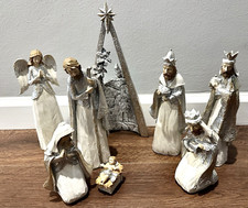 Nativity set white for sale  Sun Valley