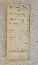 1888 warranty deed for sale  Humboldt