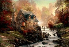 Postcard painting cobblestone for sale  USA