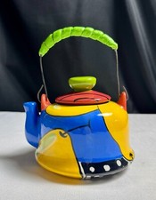 Colorful tea pot for sale  San Clemente