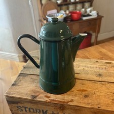 Vintage green enamel for sale  LIVERPOOL