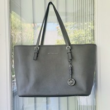 Bolsa tote Michael Kors aço pérola cinza grande couro saffiano #38F6STVT2L comprar usado  Enviando para Brazil