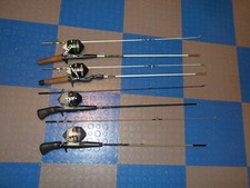 Usado, 4 COMBOS VINTAGE DE VARAS E MOLINETES ZEBCO FEITOS NOS EUA comprar usado  Enviando para Brazil