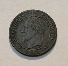 1861 centime napoleon for sale  Manchester