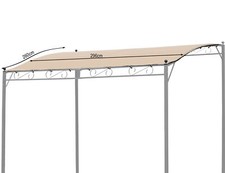 QUICK STAR Dach wymienny 250x300cm Pergola Zadaszenie tarasu Piasek na sprzedaż  Wysyłka do Poland