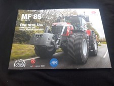 Massey Ferguson MF 8S 8 S Broszura Katalog Ciągnik niemiecki 56 stron na sprzedaż  PL