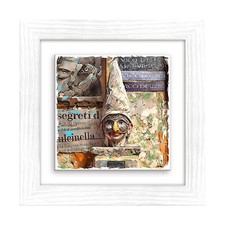 Lupia quadro ceramica usato  San Cassiano