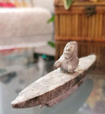 Inuit soapstone kayak for sale  Rancho Santa Margarita