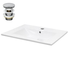 Lavabo céramique blanc d'occasion  Expédié en France