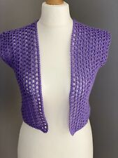 Handmade crochet purple for sale  BILLINGHAM
