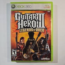 Guitar Hero 3 III: Legends of Rock (Microsoft Xbox 360 2007) CIB Manual Completo comprar usado  Enviando para Brazil