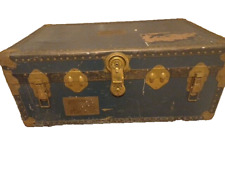 Blue steamer trunk for sale  ASHFORD