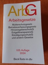 Arbeitsgesetze 2024 105 gebraucht kaufen  Berg b.Neumarkt i.d.OPf.