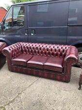 Beautifull leather chesterfiel for sale  BOLTON