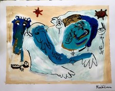 Peinture originale 50x65 d'occasion  Bonnieux