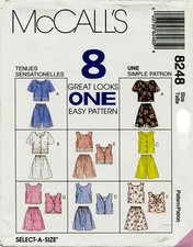 Mccalls 8248 tops for sale  Hazel Park