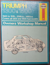 Haynes workshop manual for sale  EXMOUTH