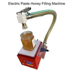 Máquina de llenado de miel de pasta eléctrica de 3 kg/5 kg llenado automático de líquidos de pesaje segunda mano  Embacar hacia Mexico