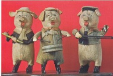 Postcard clockwork pigs for sale  BURY
