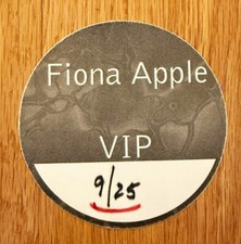 1990's FIONA APPLE VIP Backstage Pass & Record Label Envelope Original!!!, usado comprar usado  Enviando para Brazil