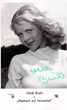 Autogramm heidi brühl gebraucht kaufen  Buxtehude