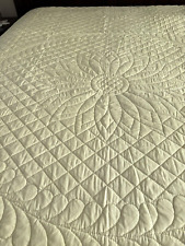Colcha usinada dupla face feita à mão muito boa 89 x 94 marrom/amarelo pálido comprar usado  Enviando para Brazil
