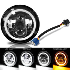 Faróis de LED redondos 1X 7" polegadas feixe Hi/Lo para Chevrolet Chevy Nova 1963-1978 comprar usado  Enviando para Brazil